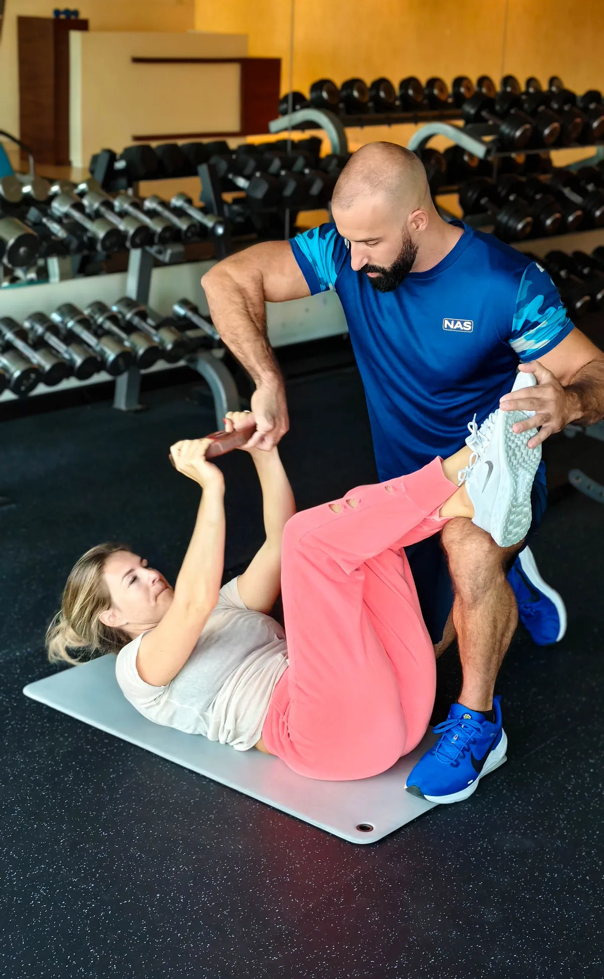 Nikola Prodanović coaching a client